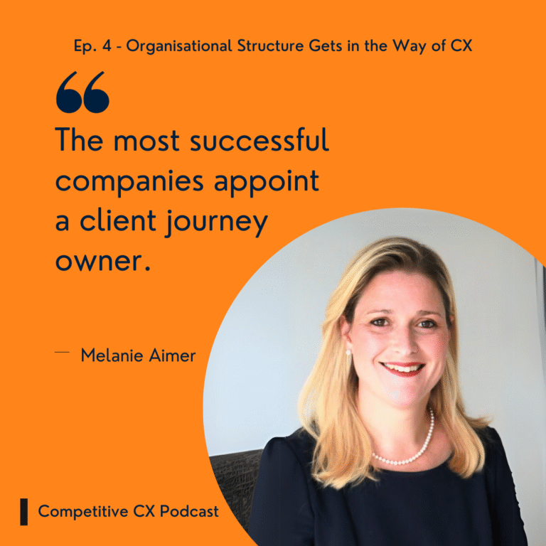 Organisational barriers to CX Melanie Aimer