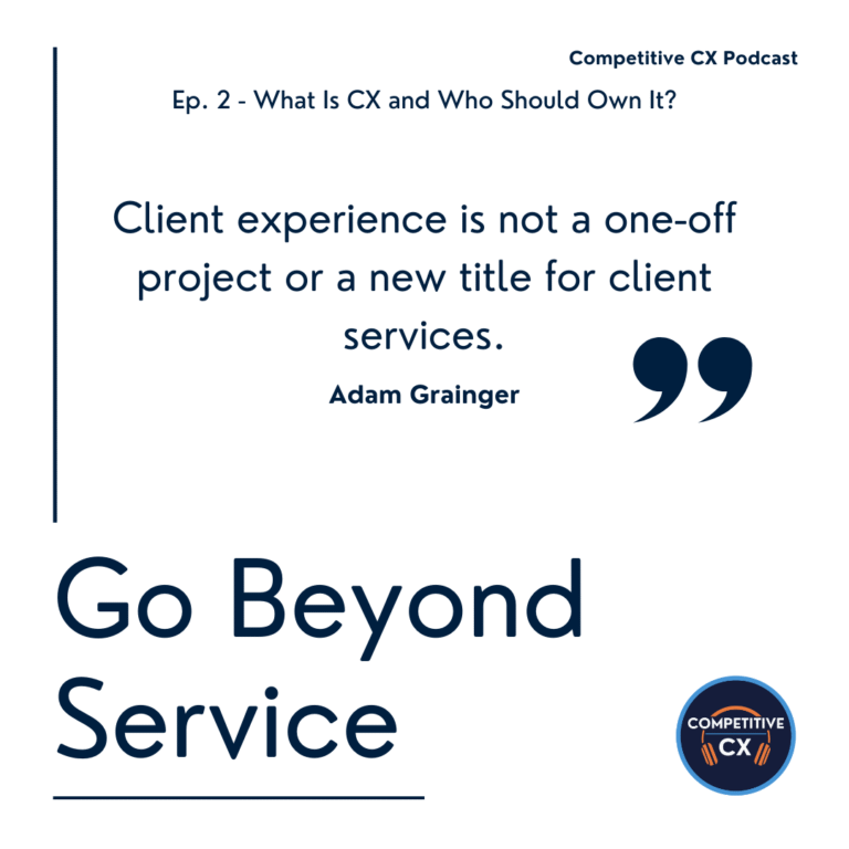 What is CX Adam Grainger 2